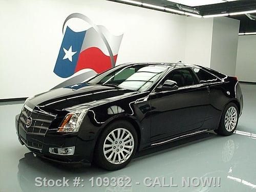 2011 cadillac cts premium coupe sunroof nav only 18k mi texas direct auto