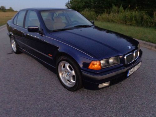 1997 bmw 318i blue with tan interior