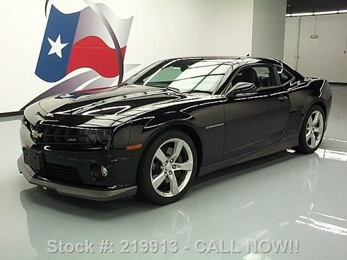 2010 chevy camaro 2ss rs 6-spd sunroof htd leather 18k texas direct auto