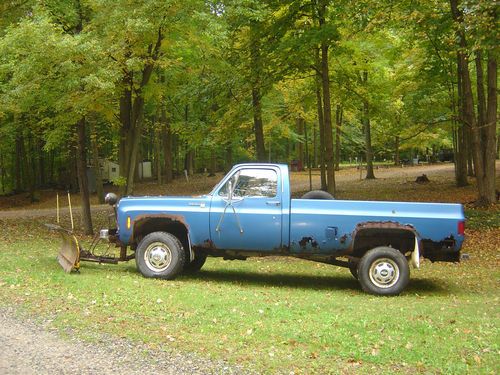 1980 chevy one ton pickup truck 4x4