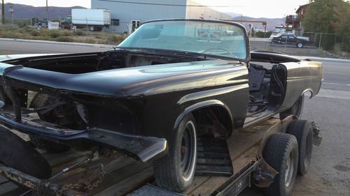 1962 imperial convertible and 62 imperial coupe parts car
