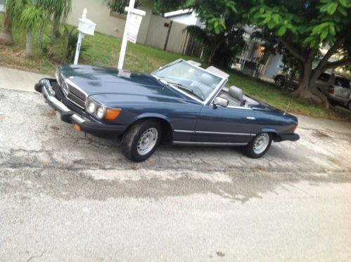 Mercedes 380sl same owner since 86 128k book stamped up to 98500k rust free body