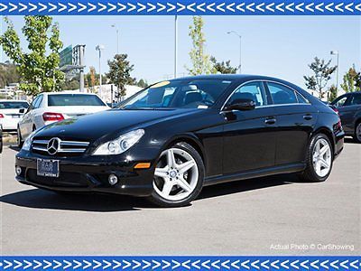 2011 cls 550: certified pre-owned at mercedes dealership, amg package, 14k miles