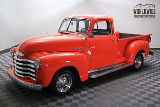 1951 chevy 5 window pickup truck! fully restored street rod!! v8! custom!