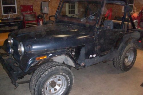 1979 jeep cj-5 with t-18 4-speed parts/project rebuilt motor
