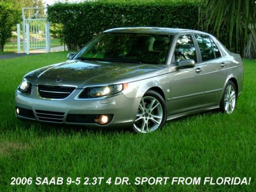 2006 saab 9.5 turbo premium sport sedan from florida! one owner and like new!