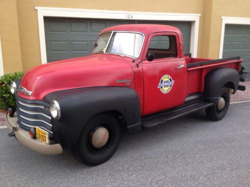 The ultimate 1949 chevy farm truck! rust free and restored.