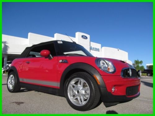 10 red turbo 1.6l i4 manual:6-speed convertible *silver bonnet stripes *florida