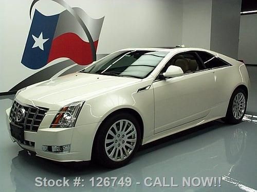 2012 cadillac cts performance coupe sunroof bose 19k mi texas direct auto