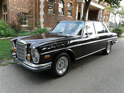 1971 mercedes 300sel 6.3 v8,restored 300 hp masterpiece, low miles,low reserve!