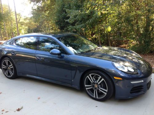 2014 porsche panamera new color: yachting blue metallic