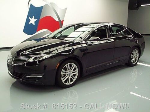 2013 lincoln mkz 3.7 v6 htd leather black on black 22k texas direct auto