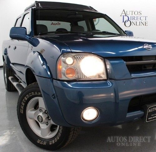 We finance 2001 nissan frontier crew cab rwd xe v6 1 owner clean carfax pwrpkg