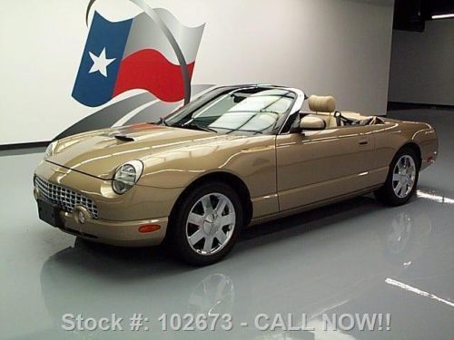 2005 ford thunderbird prem 50th anniv hard top 26k mi texas direct auto