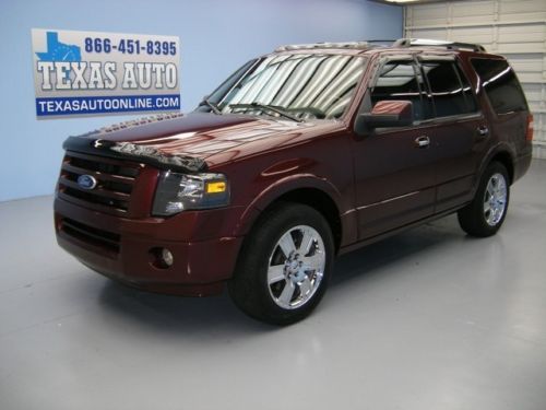 We finance!! 2010 ford expedition limited roof nav heated leather 29k texas auto