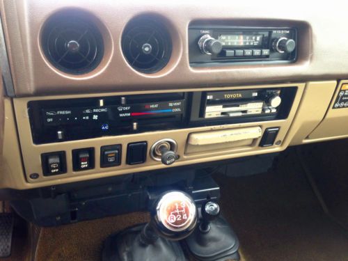 Purchase used 1982 Toyota Land Cruiser FJ60 I6 LOW MILES ...