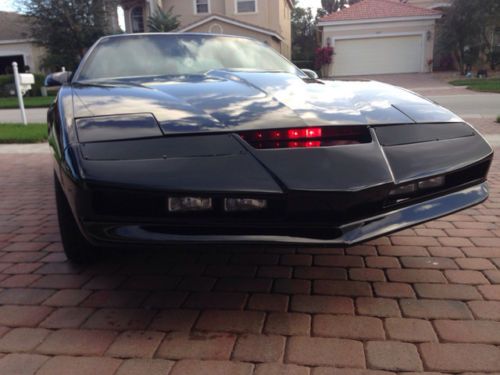 Kitt from knight rider clean carfax fully restored super low mile trans am