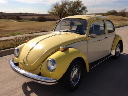 Super beetle with rare factory sunroof 1971