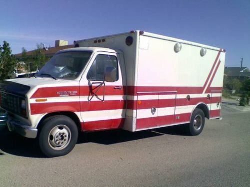 1986 ford ecoline 350 ambulance