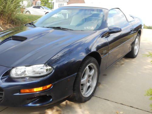 1998 Chevrolet Camaro Z28 >> Purchase used 1998 Chevy Camaro SS Convertible, Blue/white leather, auto, 19k original miles! in ... 1998 Chevrolet Camaro Z28 >> Purchase used 1998 Chevy Camaro SS Convertible, Blue/white leather, auto, 19k original miles! in ...