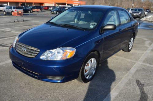 2003 toyota corolla ce, low miles, excellent condition, no reserve