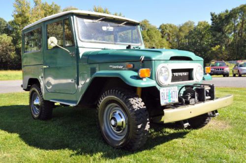 1973 toyota land cruiser fj40 oregon 4x4 original unmolested manual shift 6 cyl