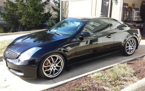 2005 infiniti g35 coupe 2 dr +coil-over susp brembo, exhaust, intake mods &amp; more