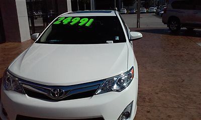 2012 toyota camry xle v6 leather alloy wheels touchscreen radio