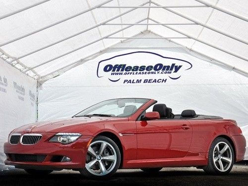Convertible sport package navigation push button start leather off lease only