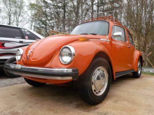 1974 volkswagen super beetle base sedan 2-door 1.6l restored