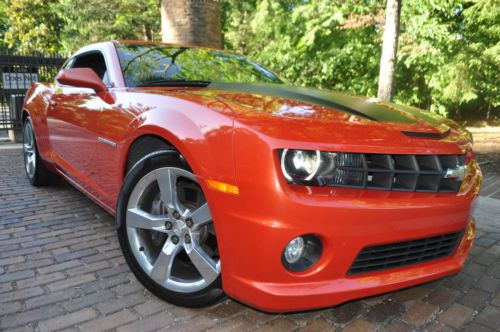 2010 camaro 2ss convertible.no reserve.6.2l/leather/heated/20&#039;s/onstar/manual