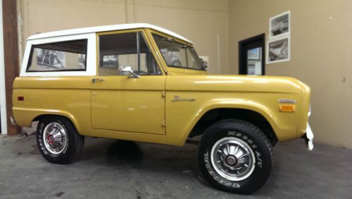 Stock uncut early bronco , 302, all original , one owner rig