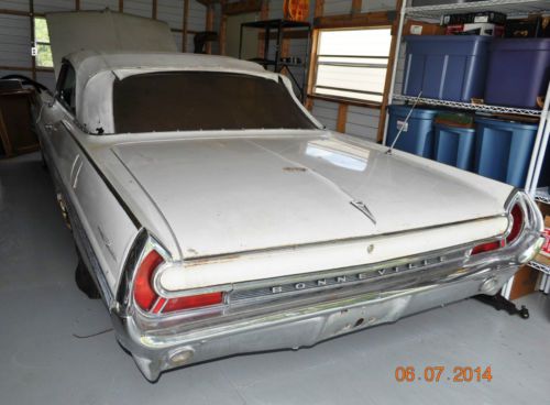 1962 pontiac bonneville convertible needing full restoration  no reserve