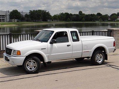 2003 ford ranger edge only 52k miles 1-owner extended cab white/gray clean!!!