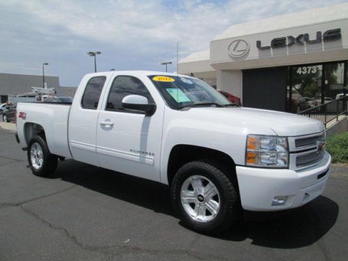 12 4X4 4WD WHITE 5.3L V8 AUTOMATIC MILES:38K EXTENDED CAB PICKUP TRUCK ONE OWNER, image 7