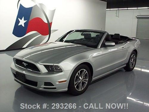 2014 ford mustang premium convertible auto leather 7k texas direct auto