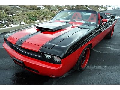 Pro toured custom one of a kind 1971 challenger convertible where old meets new!