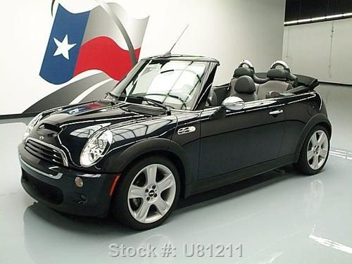 2008 mini cooper s convertible supercharged 6-speed 55k texas direct auto
