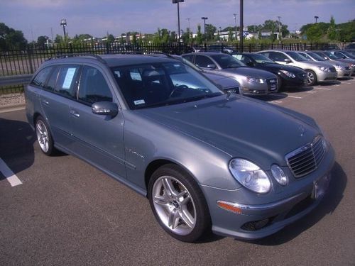 2006 mercedes e55 amg wagon 45k miles well equipped granite gray