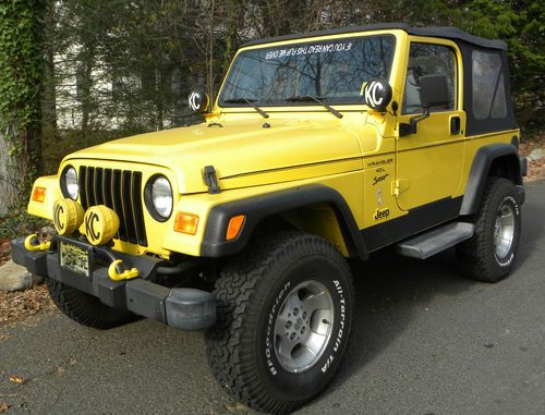 2001 jeep wrangler sport - low mileage - great condition