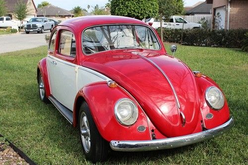 Vintage  1968 classic vw beetle