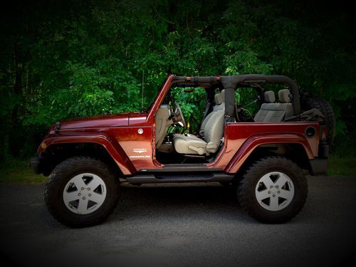 2009 jeep wrangler sahara sport utility 2-door 3.8l
