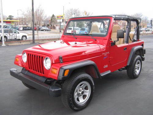 1997 jeep wrangler sport - 19k one owner - 2nd seat