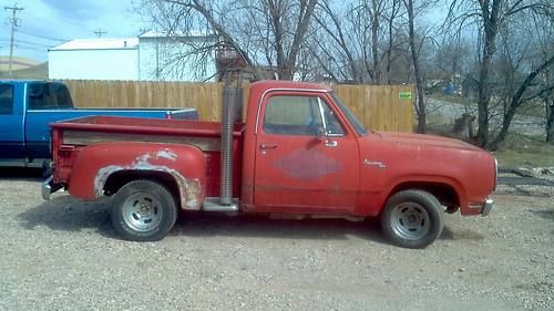1978 dodge lil red express rat rod project
