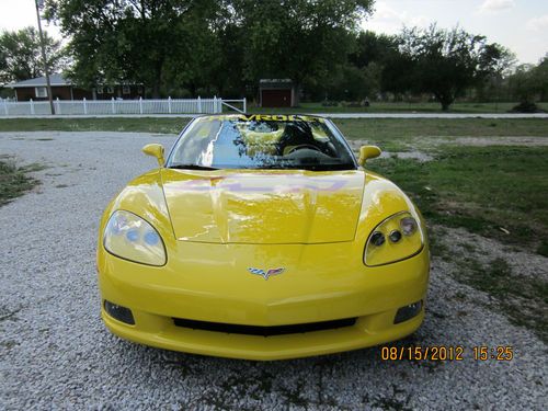 2007 brickyard corvette convertible festival car low miles velocity yellow