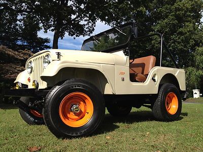 1967 kaiser jeep cj-5 v6 - factory dauntless v6 - restored with test miles only!
