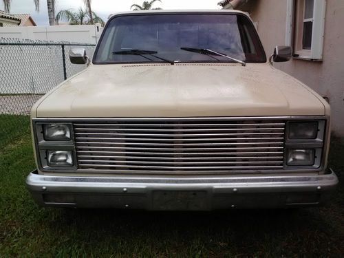 1982 chevy pickup truck v8 454 big block 700r4 automatic short bed silverado
