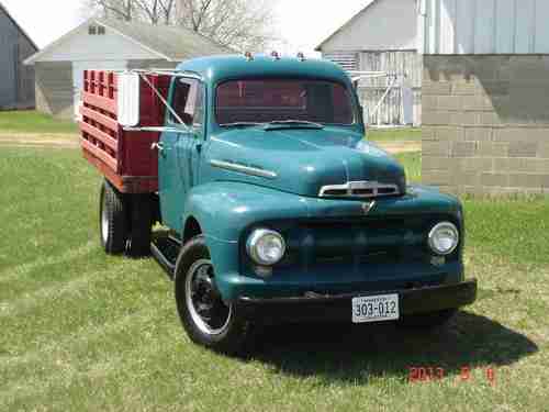 Buy used 1951 FORD F-4 FLATBED/GRAIN TRUCK ALL ORIGINAL ...