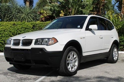 White/tan panoramic roof automatic florida car clean carfax low miles wow!