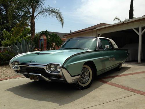 1963 ford thunderbird black plate california car